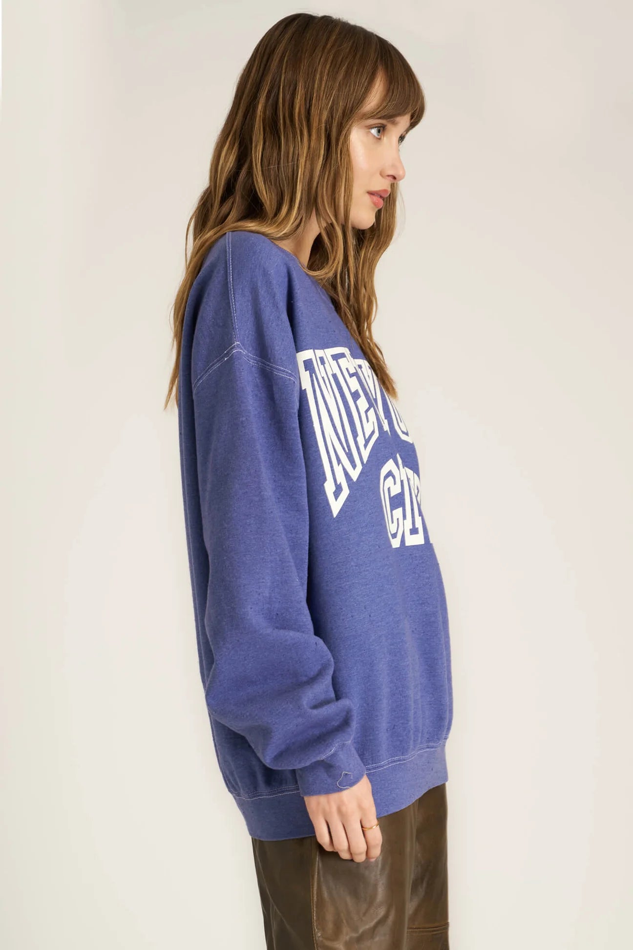 New York City Oversized Sweatshirt - Rich Indigo | Project Social T