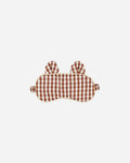 Sleep Mask - Brick Gingham | Rylee & Cru