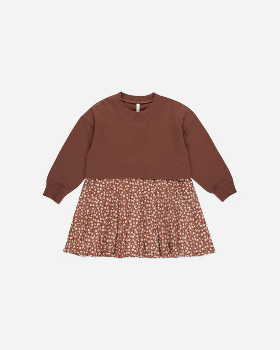 Sweatshirt Dress - Rosette | Rylee & Cru