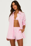 Cassidy Top Prism Pink Stripe | Beach Riot