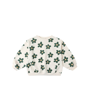 Oversized Daisy Sweatshirt | Rylee & Cru