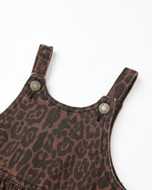Wide Leg Leopard Overall | Rylee & Cru