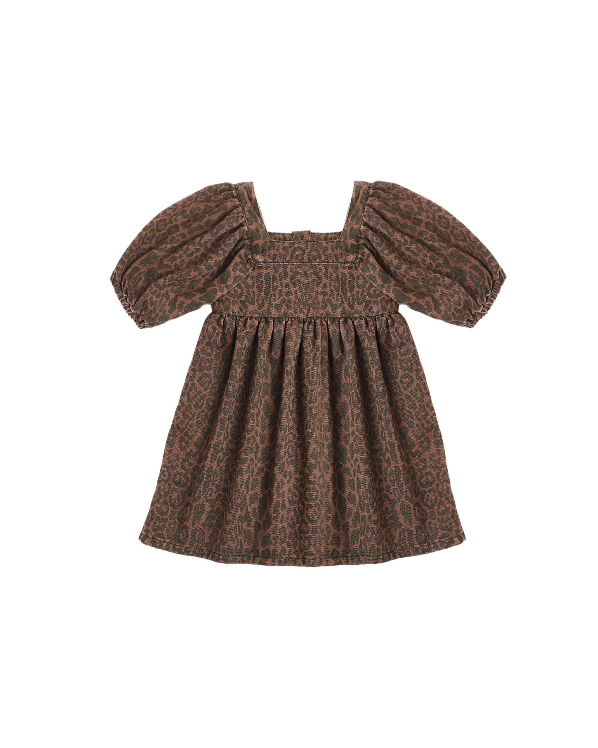 Greta Dress Leopard | Rylee & Cru