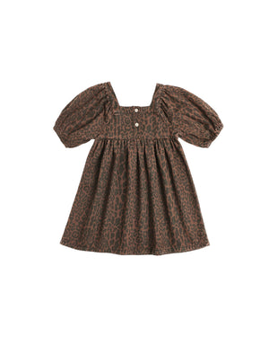 Greta Dress Leopard | Rylee & Cru