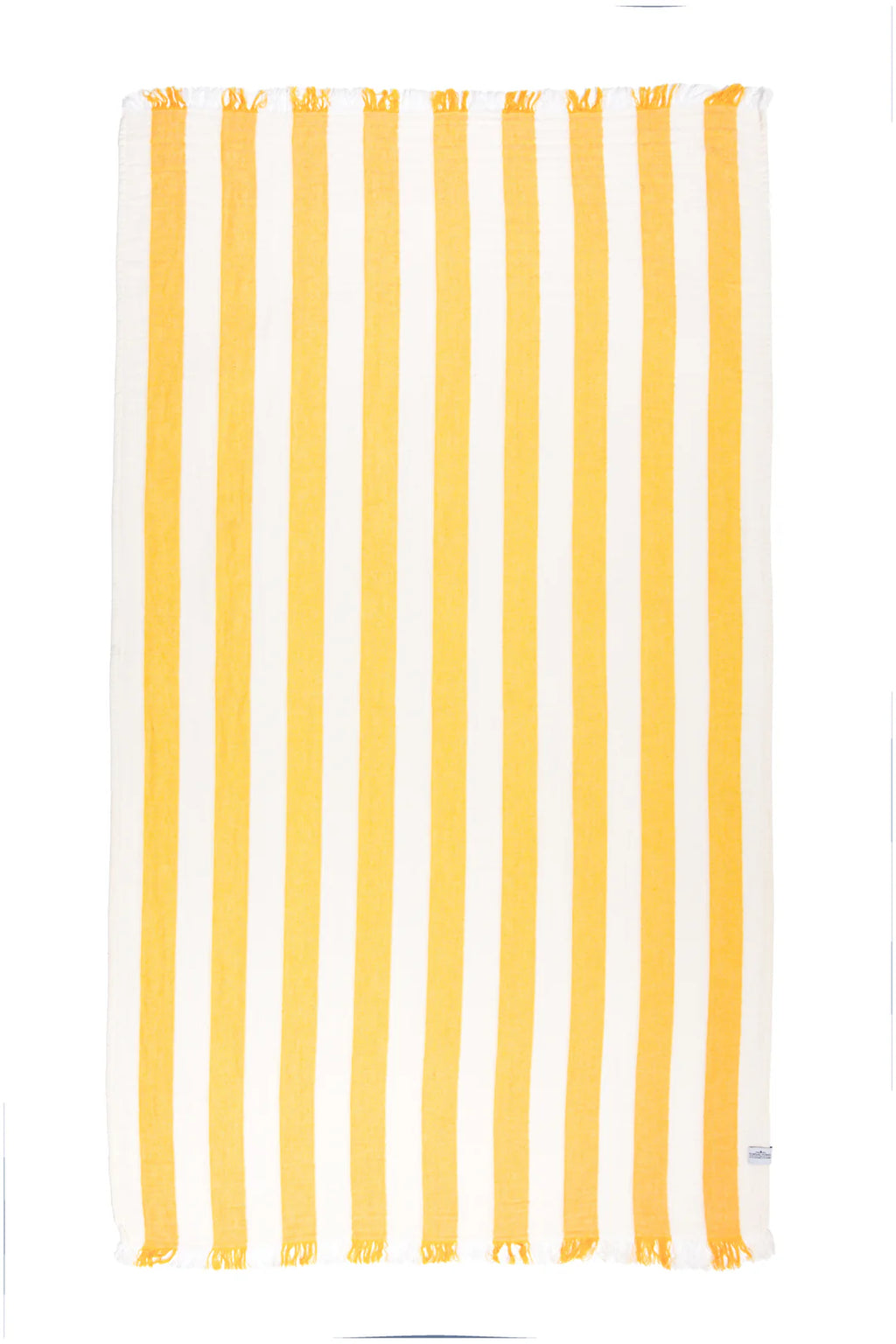 THE BANKS - Saffron Stipe Gauze Muslin Turkish Towel | Tofino Towel