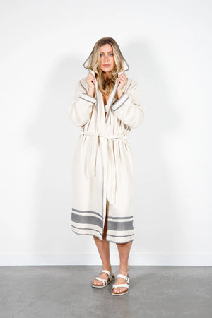 The Hawthorne Series Hooded Terry Robe | Tofino Towel