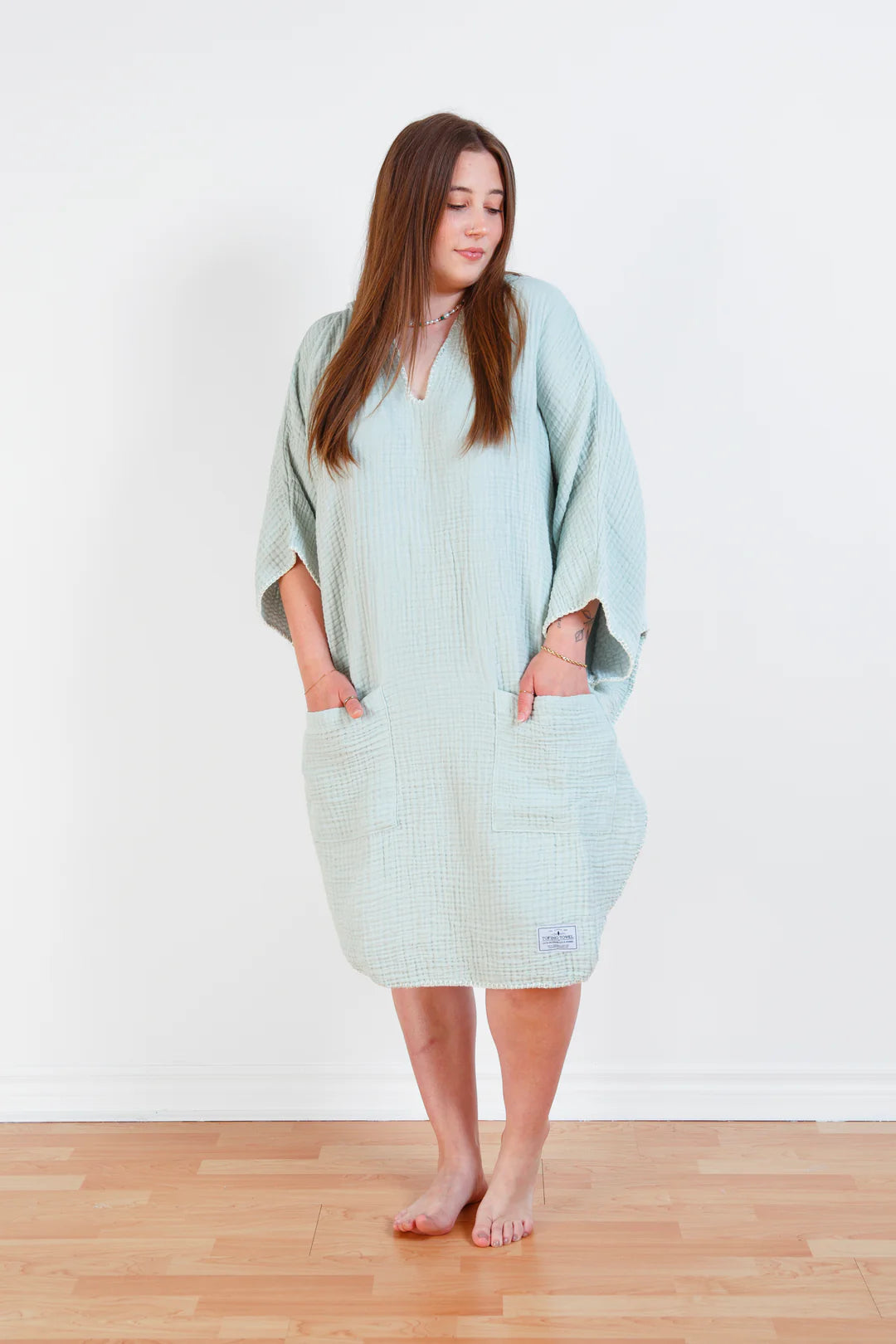 The Cocoon Surf Poncho - Sage O/S | Tofino Towel