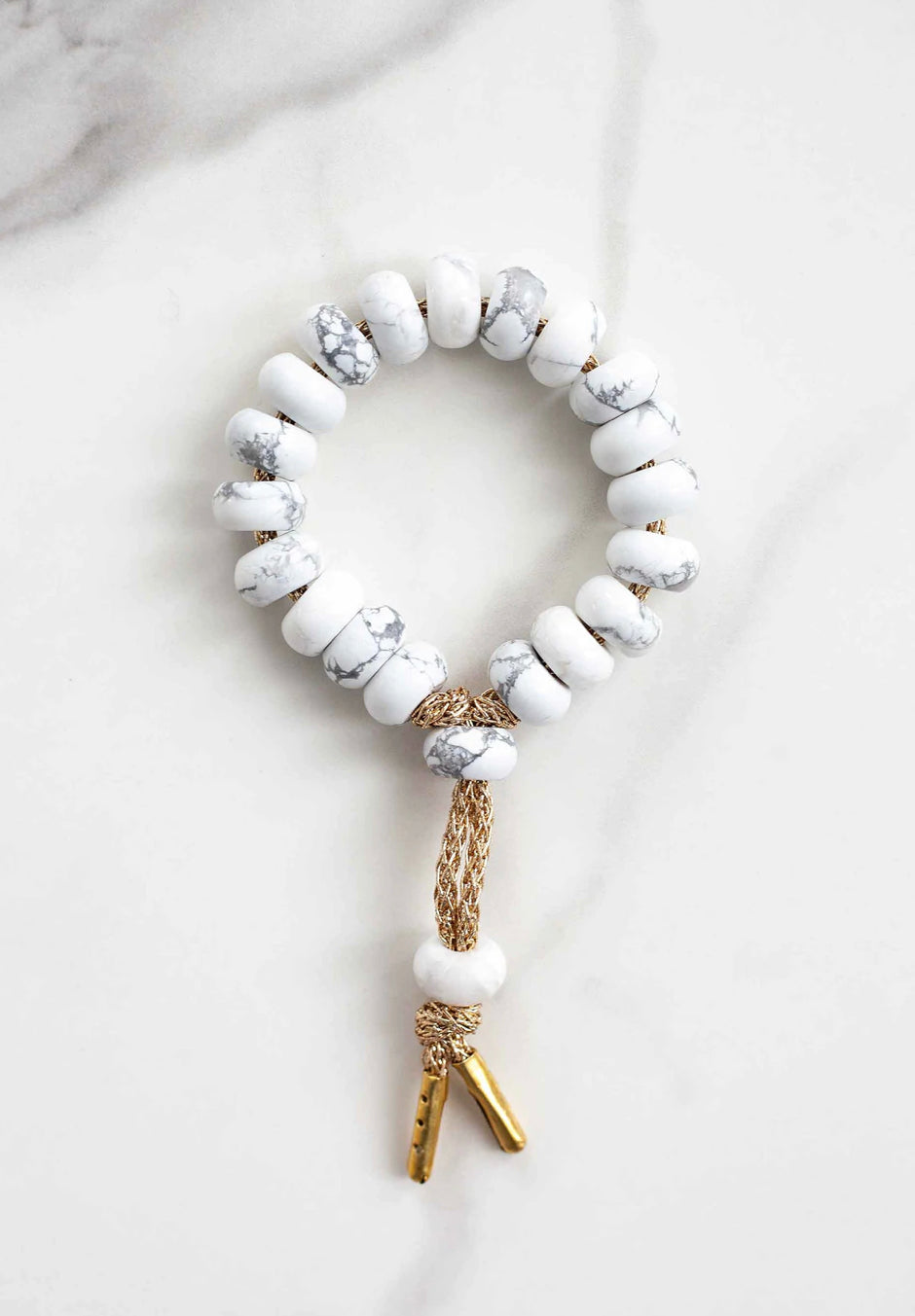 Musette Bracelet White - The Minted Mama