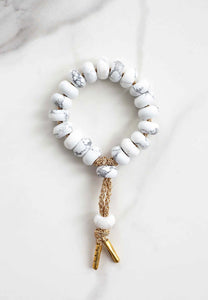 Musette Bracelet White - The Minted Mama