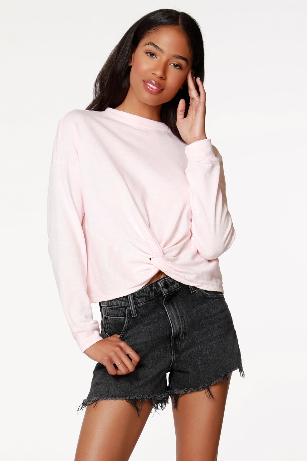 TWISTED FRONT PULLOVER - Bobi