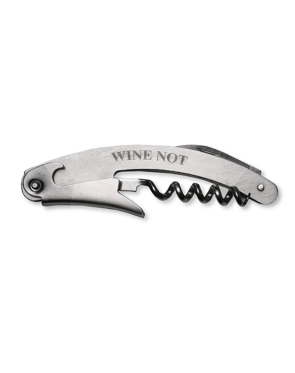 The "WINE NOT" Corkscrew | Silver - BTL