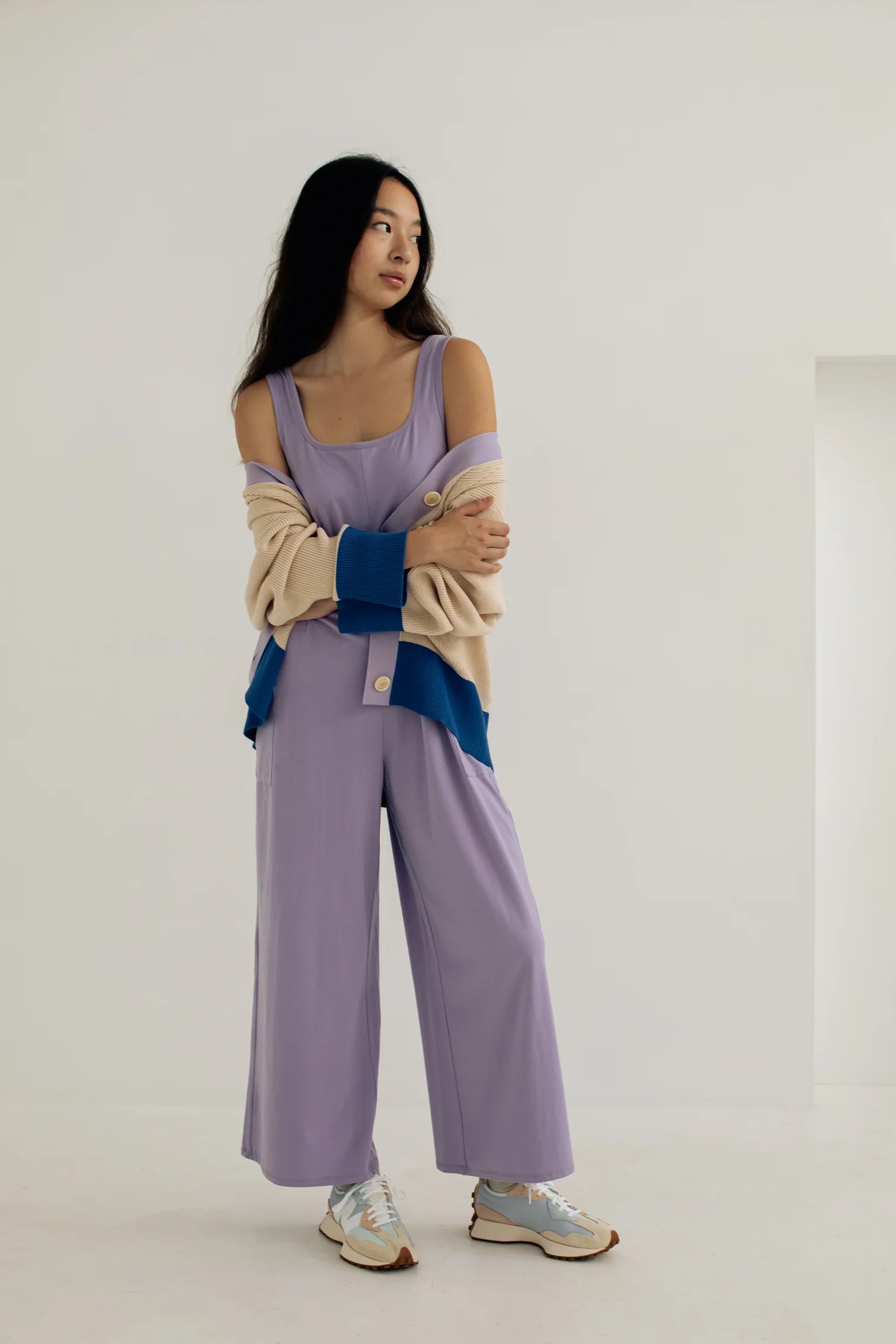 Chloe Square Neck Jumpsuit - Paper Label