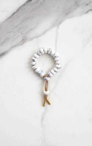 Musette Bracelet White - The Minted Mama