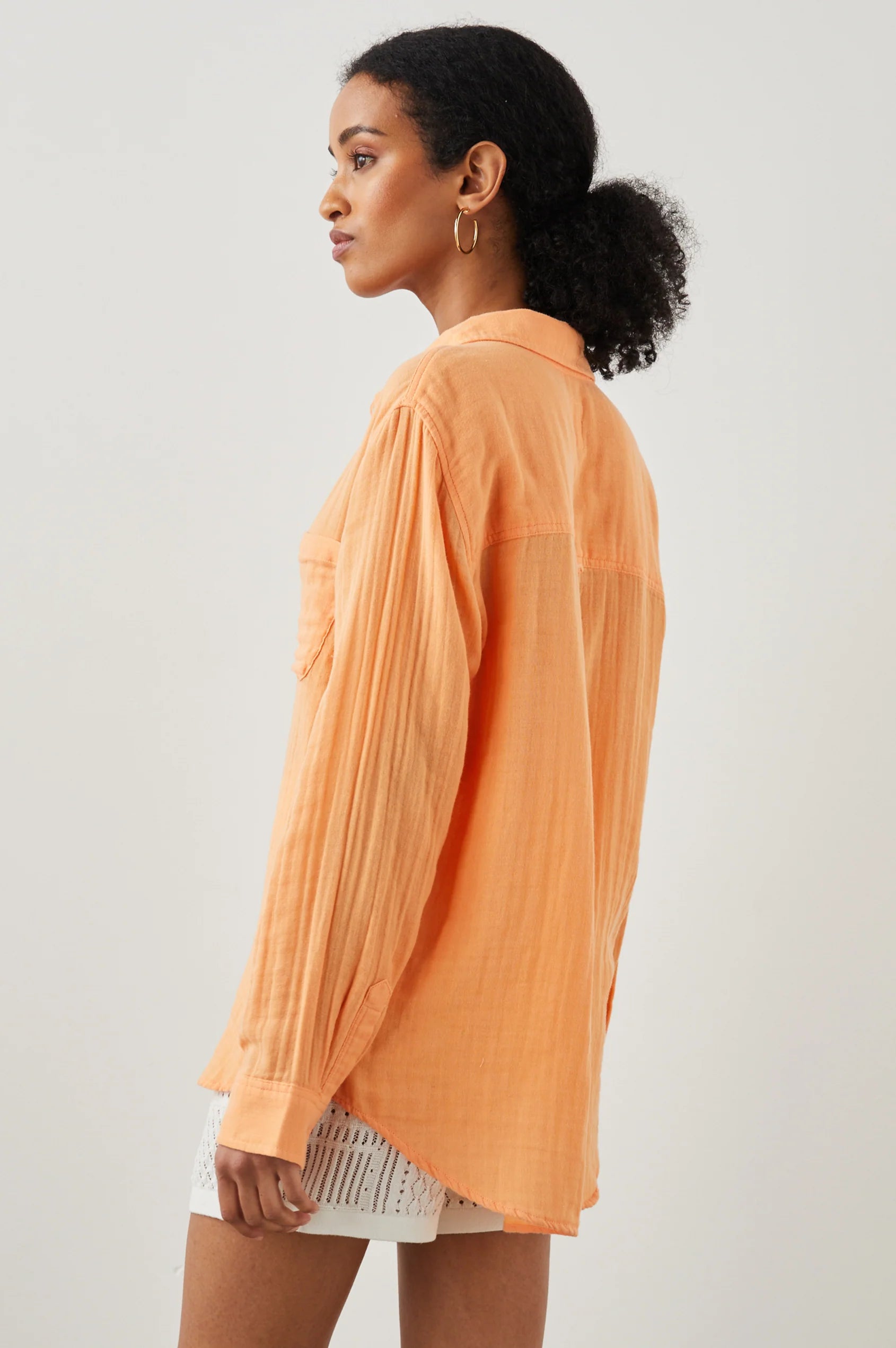 Ellis Shirt - Papaya - Rails