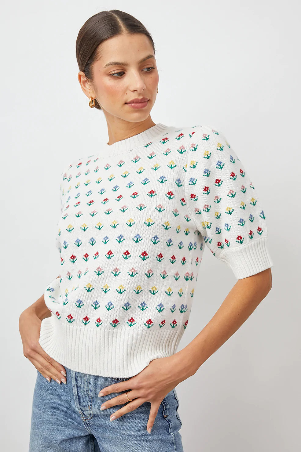 Marie Sweater - Alpine Floral - Rails
