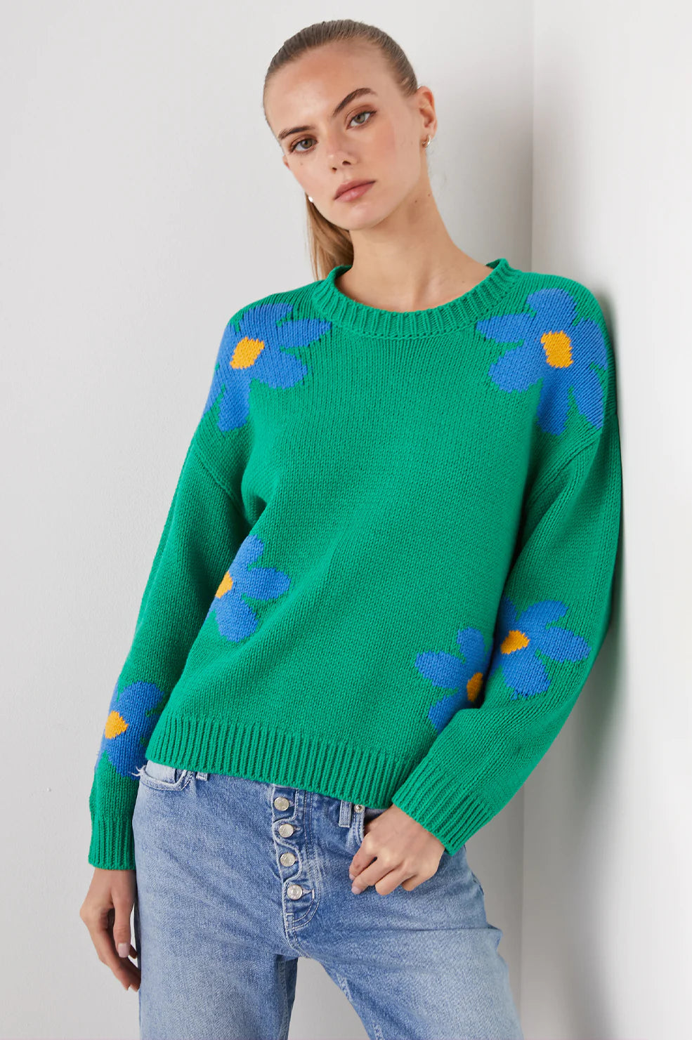 Zoey Sweater - Kelly Daises - Rails