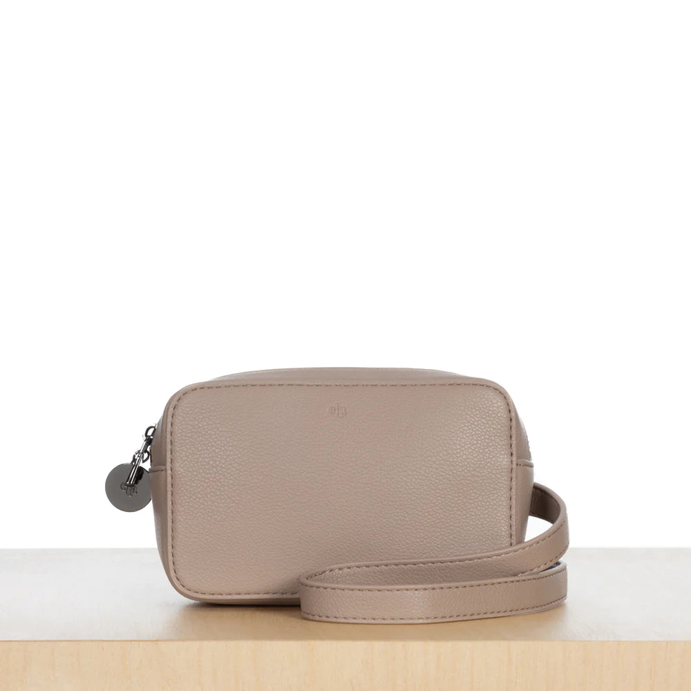 Micro Belt Bag - Taupe - Ela Handbags